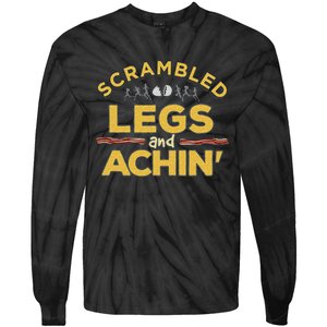 Fun Running Top Scrambled Legs And Achin! Tie-Dye Long Sleeve Shirt