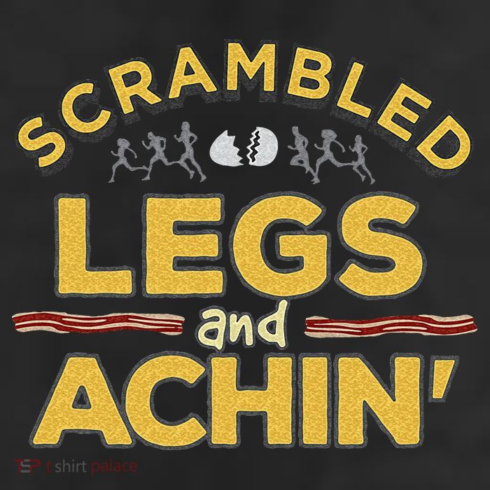Fun Running Top Scrambled Legs And Achin! Golf Towel