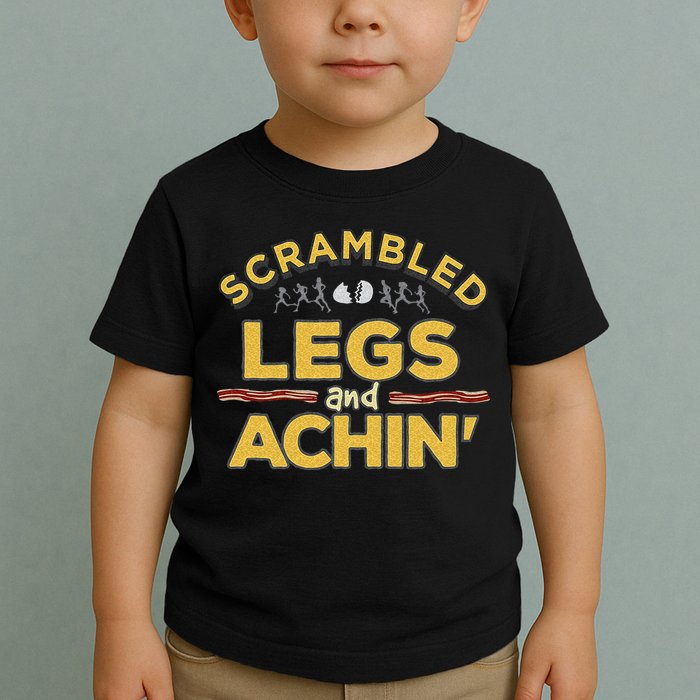 Fun Running Top Scrambled Legs And Achin! Toddler T-Shirt