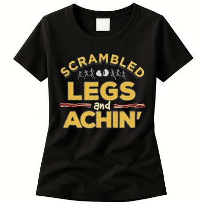 Fun Running Top Scrambled Legs And Achin! Womens T-Shirt