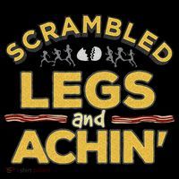 Fun Running Top Scrambled Legs And Achin! Zip Tote Bag