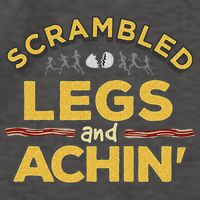 Fun Running Top Scrambled Legs And Achin! Vector Backpack