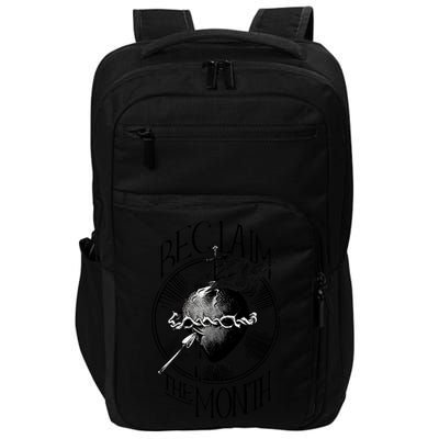 Funny Reclaim The Month Sacred Of Heart Of Jesus Impact Tech Backpack