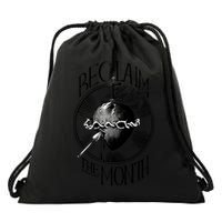 Funny Reclaim The Month Sacred Of Heart Of Jesus Drawstring Bag