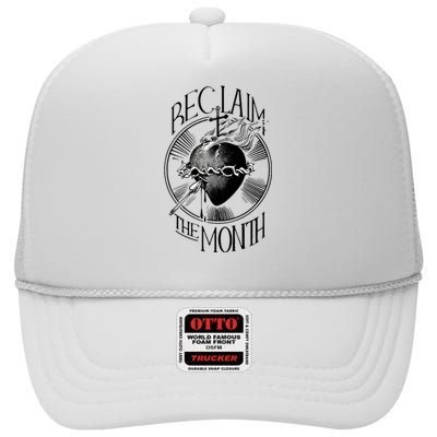 Funny Reclaim The Month Sacred Of Heart Of Jesus High Crown Mesh Back Trucker Hat