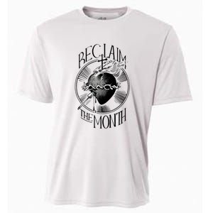 Funny Reclaim The Month Sacred Of Heart Of Jesus Cooling Performance Crew T-Shirt