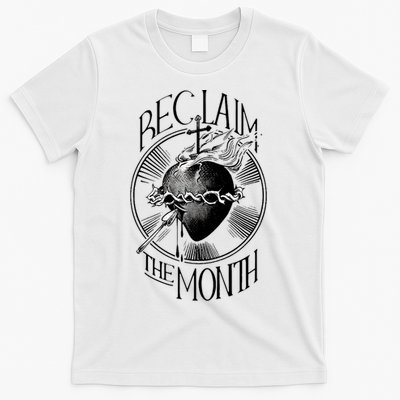 Funny Reclaim The Month Sacred Of Heart Of Jesus T-Shirt