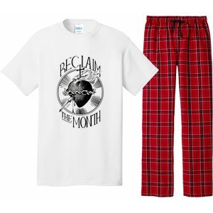 Funny Reclaim The Month Sacred Of Heart Of Jesus Pajama Set