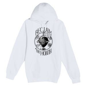 Funny Reclaim The Month Sacred Of Heart Of Jesus Premium Pullover Hoodie