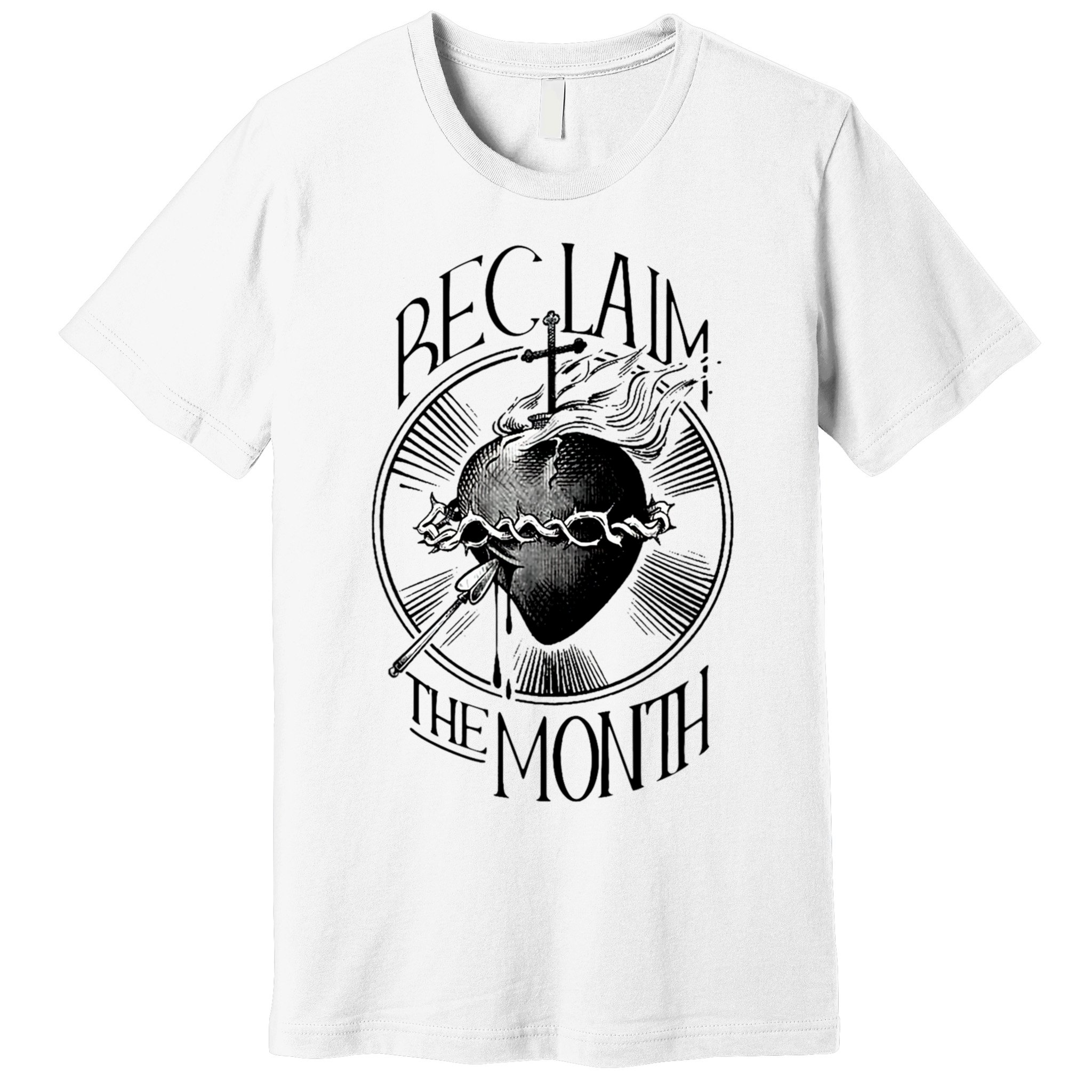 Funny Reclaim The Month Sacred Of Heart Of Jesus Premium T-Shirt