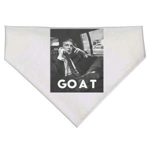 Funny Retro Trump Goat Middle Finger Felon President 2024 USA-Made Doggie Bandana