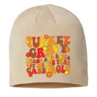 Funny Retro Thanksgiving Turkey Gravy Beans And Rolls Let Me See That Casserole Sustainable Beanie