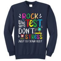 Funny Rock The Test Testing Day For Teacher Student Sweatshirt