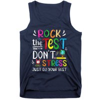 Funny Rock The Test Testing Day For Teacher Student Tank Top