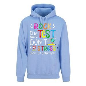 Funny Rock The Test Testing Day For Teacher Student Unisex Surf Hoodie