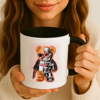 Funny Robot Terminator Teddy Bear Mug