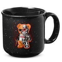 Funny Robot Terminator Teddy Bear 15oz Campfire Ceramic Mug