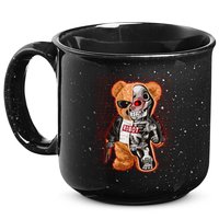 Funny Robot Terminator Teddy Bear 15oz Campfire Ceramic Mug