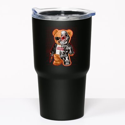 Funny Robot Terminator Teddy Bear Tumbler