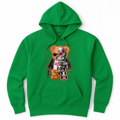 Funny Robot Terminator Teddy Bear Hoodie