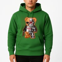 Funny Robot Terminator Teddy Bear Hoodie