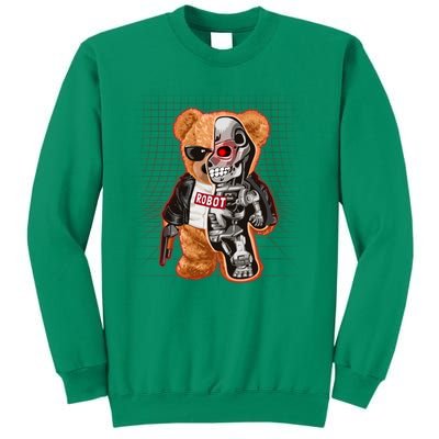 Funny Robot Terminator Teddy Bear Sweatshirt