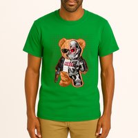 Funny Robot Terminator Teddy Bear Tall T-Shirt