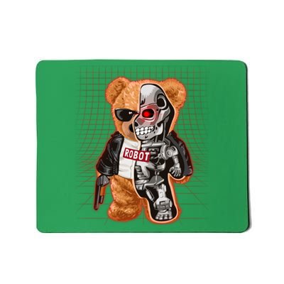 Funny Robot Terminator Teddy Bear Mousepad