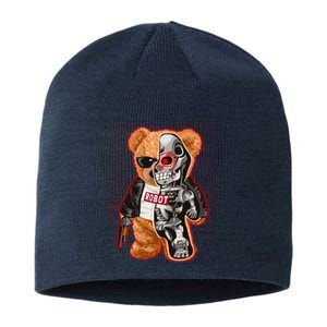 Funny Robot Terminator Teddy Bear Sustainable Beanie