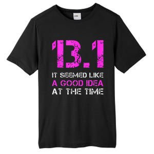 Funny Running Tanks. 13.1 Funny Half Marathon Tall Fusion ChromaSoft Performance T-Shirt