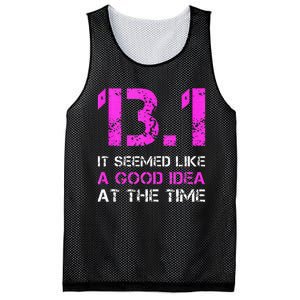 Funny Running Tanks. 13.1 Funny Half Marathon Mesh Reversible Basketball Jersey Tank