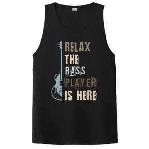 Funny Relax The Bass Player Is Here Bass Guitar PosiCharge Competitor Tank