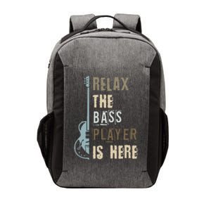 Funny Relax The Bass Player Is Here Bass Guitar Vector Backpack