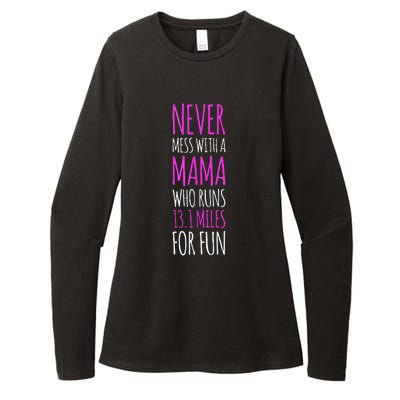 Funny Running Tanks. 13.1 Half Marathon Runner Mom Gift Womens CVC Long Sleeve Shirt