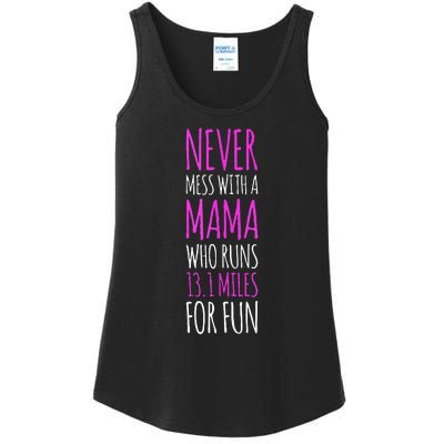 Funny Running Tanks. 13.1 Half Marathon Runner Mom Gift Ladies Essential Tank