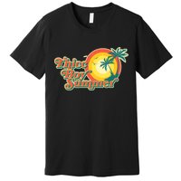 Funny Retro Thicc Boy Summer Premium T-Shirt