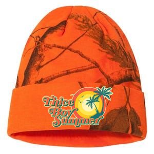 Funny Retro Thicc Boy Summer Kati Licensed 12" Camo Beanie