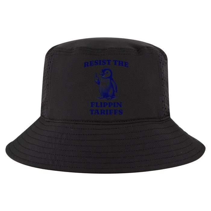 Funny Resist The Flippin Tariffs Heard Island Penguin Cool Comfort Performance Bucket Hat