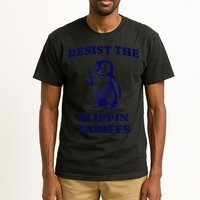 Funny Resist The Flippin Tariffs Heard Island Penguin Tall T-Shirt