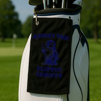Funny Resist The Flippin Tariffs Heard Island Penguin Golf Towel