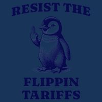 Funny Resist The Flippin Tariffs Heard Island Penguin Infant Baby Jersey Bodysuit