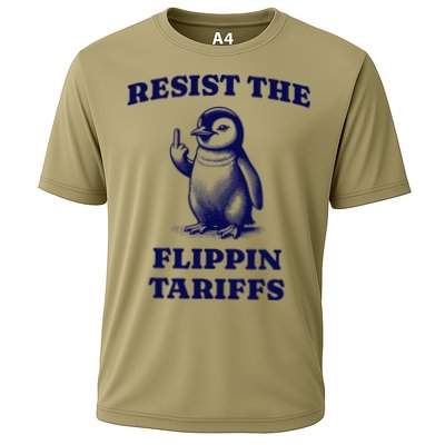 Funny Resist The Flippin Tariffs Heard Island Penguin Performance Shirt
