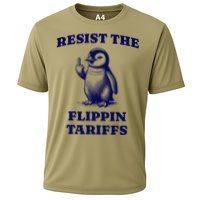 Funny Resist The Flippin Tariffs Heard Island Penguin Performance Shirt