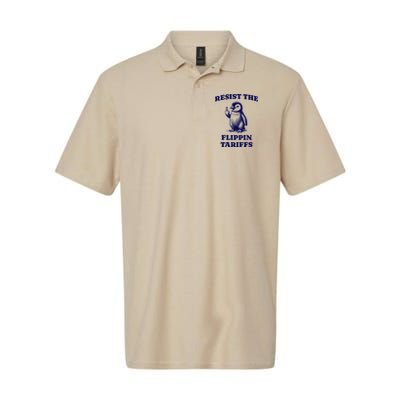 Funny Resist The Flippin Tariffs Heard Island Penguin Polo