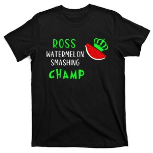 Funny Ross the Watermelon Smashing Champion With Crown T-Shirt