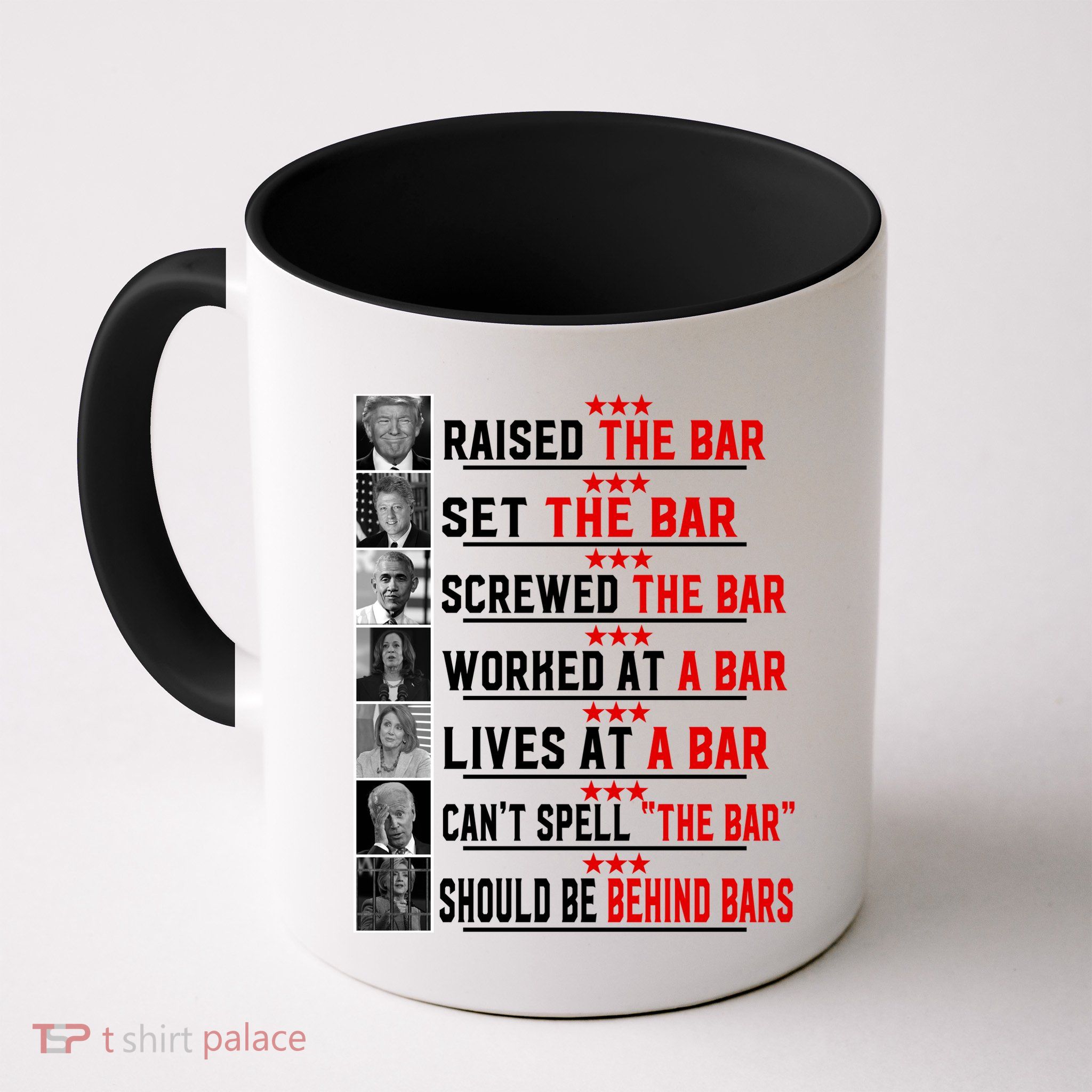 Funny Raised The Bar Donald Trump Coffee Mug