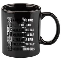Funny Raised The Bar Donald Trump 11oz C Handle Ceramic Mug