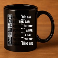 Funny Raised The Bar Donald Trump 11oz C Handle Ceramic Mug