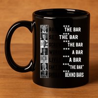 Funny Raised The Bar Donald Trump 11oz C Handle Ceramic Mug