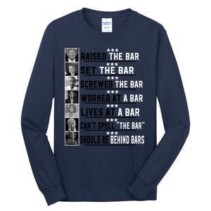 Funny Raised The Bar Donald Trump Tall Long Sleeve T-Shirt